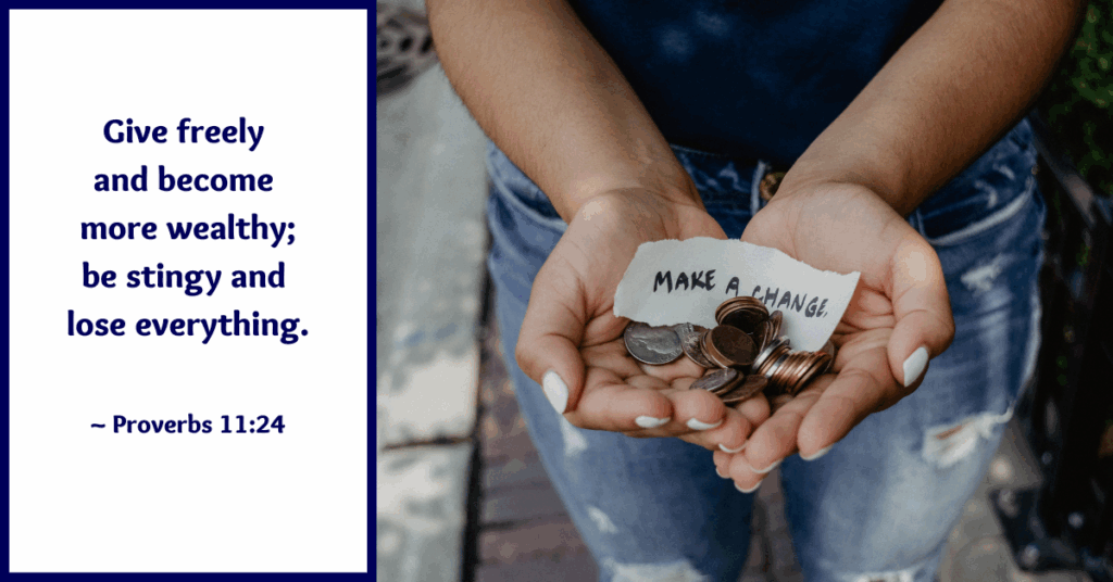 Prayer Seed: Proverbs 11:24 - Viroqua and Westby United Methodist Churches
